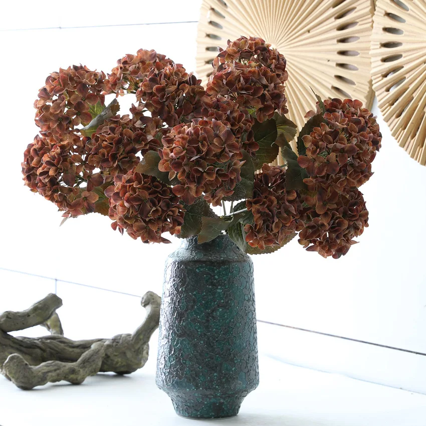 زهور حريرية اصطناعية من الكوبية ، حفل زفاف ، ديكور منزلي ، غرفة منزل ، ديكور طاولة ، هدية ، F1072