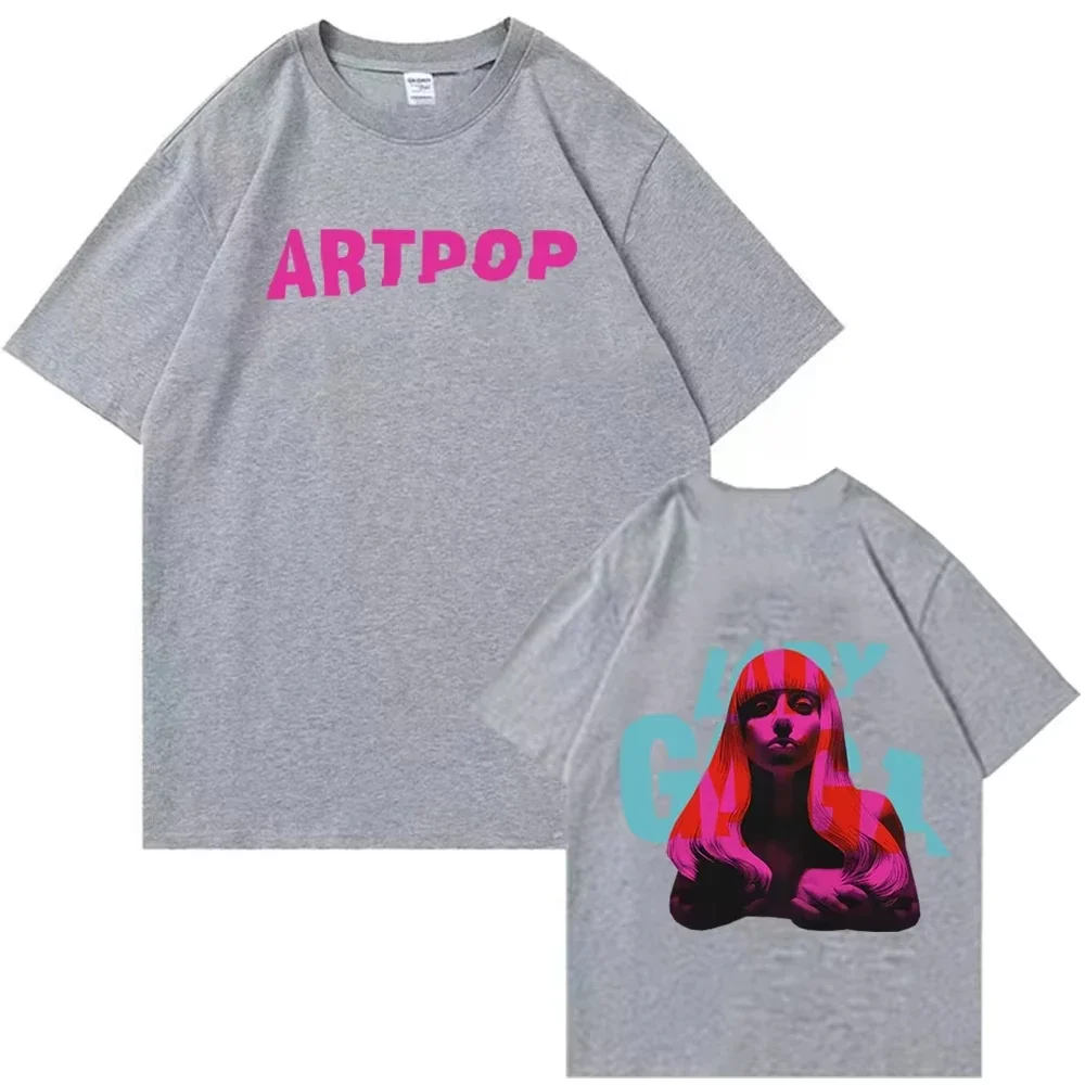Lady Gaga The Fame Cotton T-shirt Man's and Women's Harajuku O-neck Summer Casual Print Shirt2025-06-17