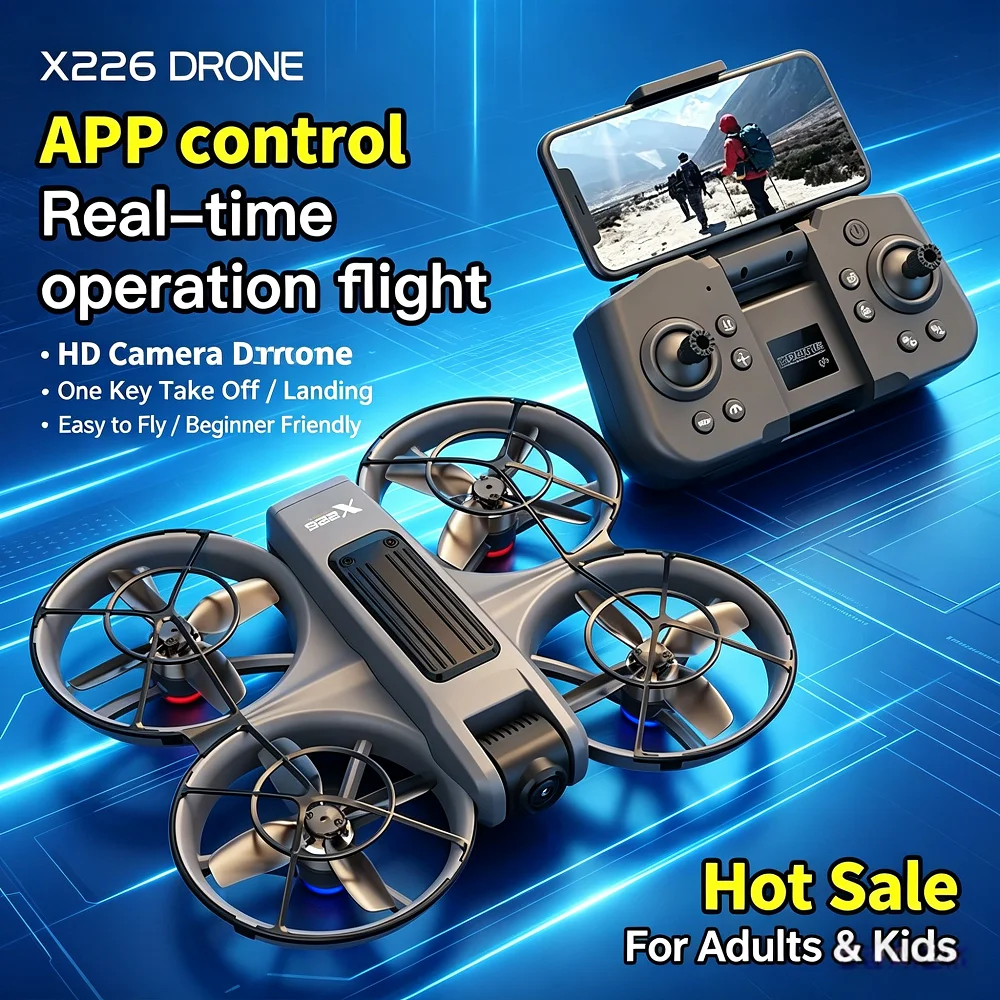 

Lenovo 8K X226/X226VR Drone Professional Remote Control Helicopter Plane RC Dron With Screen Quadcopter Aerial PhotographyFPVPro