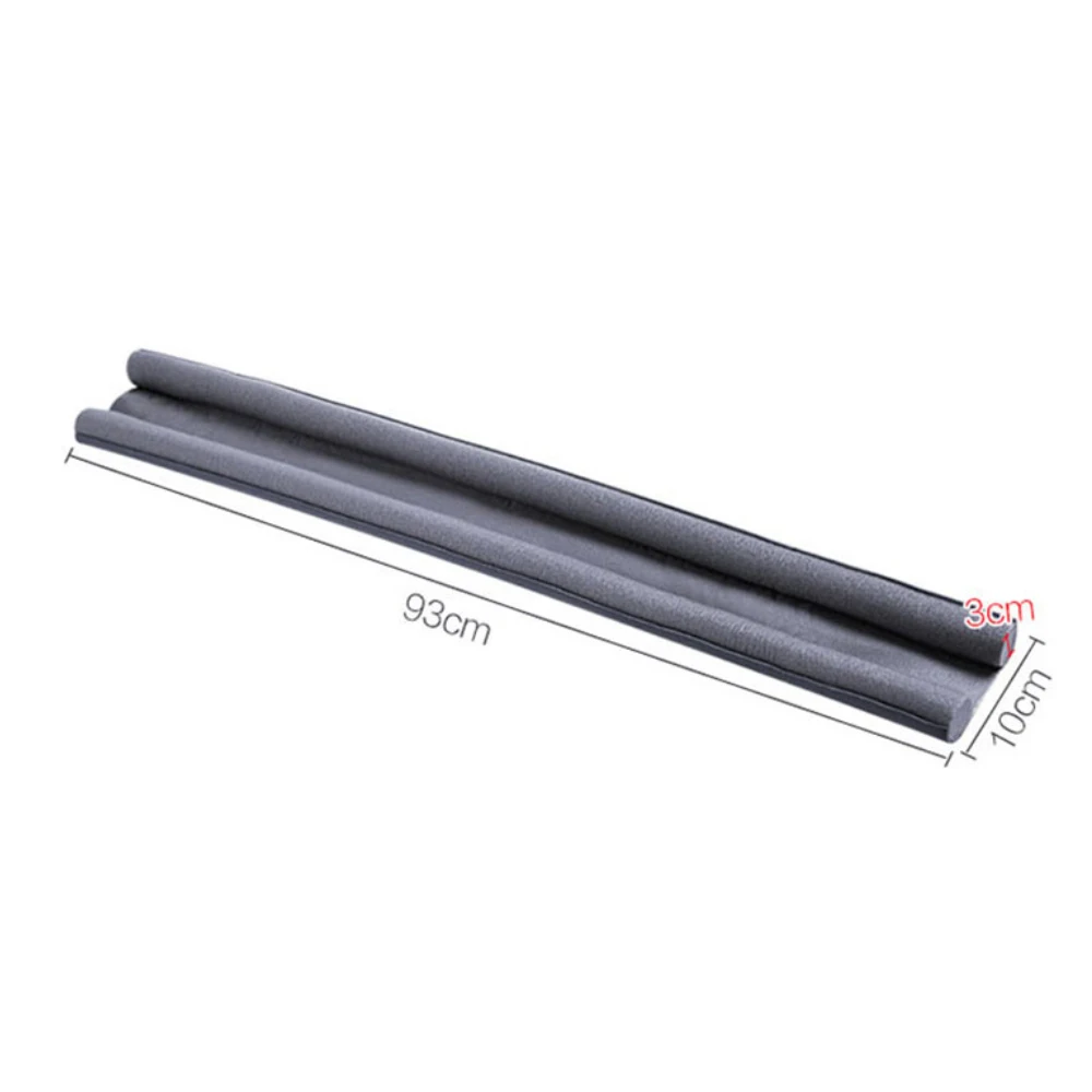 95*10Cm Waterdichte Afdichting Strip Trek Excluder Deur Bodembeschermer Dubbele Siliconen Rubber Afdichting Stofdicht Geluiddicht