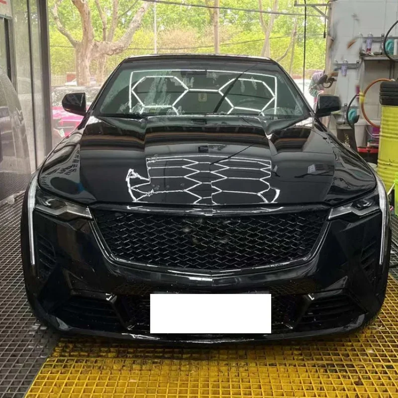 

High qualityFactory Sales PP Material Black Wing Style Front Bumper Fenders Front Lip Diffuser Body Kit for CT4 2019-2025