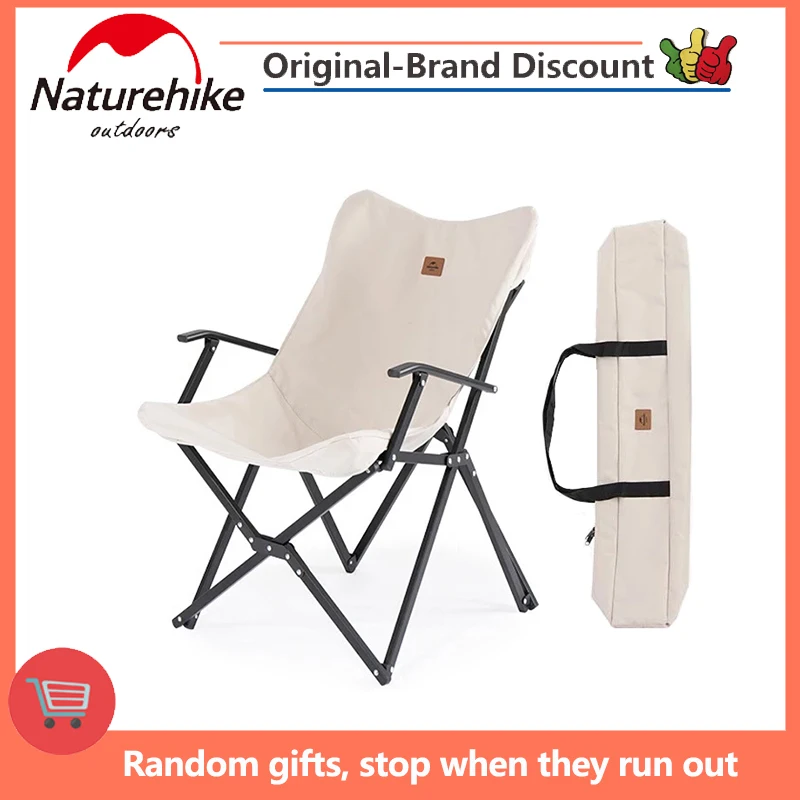 

Naturehike Folding Camping Chair Portable Ultralight Outdoor Lazy Backrest Foldable Chair Fishing Picnic Seat For Travel