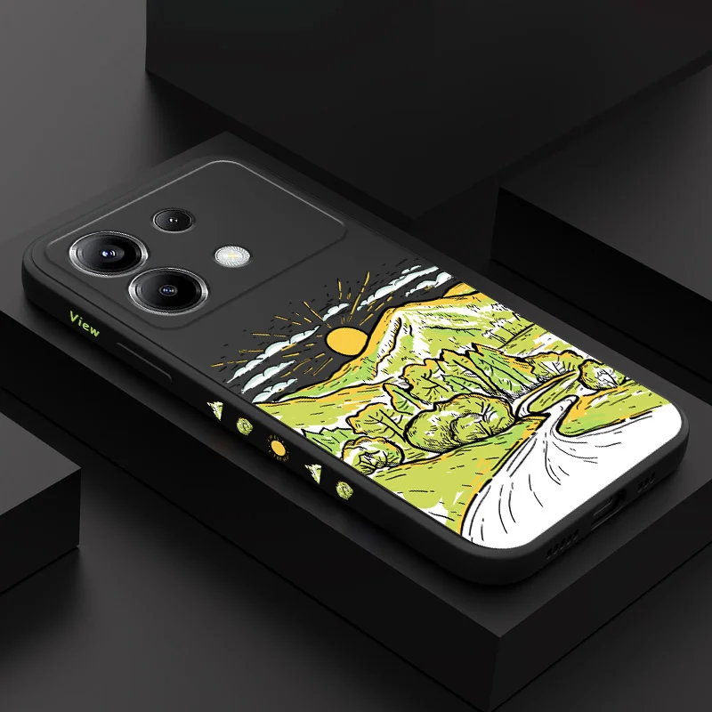 

Glutinous Mountain Phone Case For Xiaomi Poco F7 X7 X6 F6 M6 M5 M5S F5 X5 F4 X4 M4 F3 M3 X3 Pro 4G 5G GT Silicone Cover