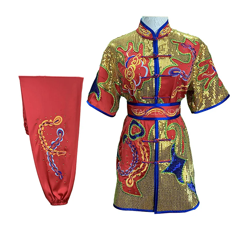 Heavy Armor Series Changquan Nanquan Martial Arts Uniform - Vibrant Kung Fu Competition Stage Performance Costume