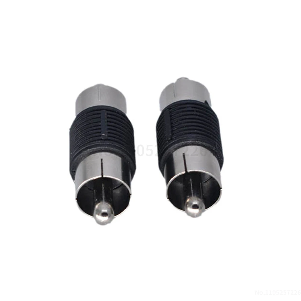 RCA male-to-male audio/video adapter AV male-to-male adapter RCA male to RCA adapter AV straight-through male connector (1 pcs)