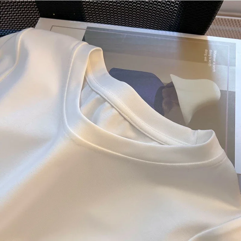 5 cores camisetas femininas hotsweet shirring casual simples o-pescoço moda senhora estilo coreano maduro concurso футlıkelho verão minoria