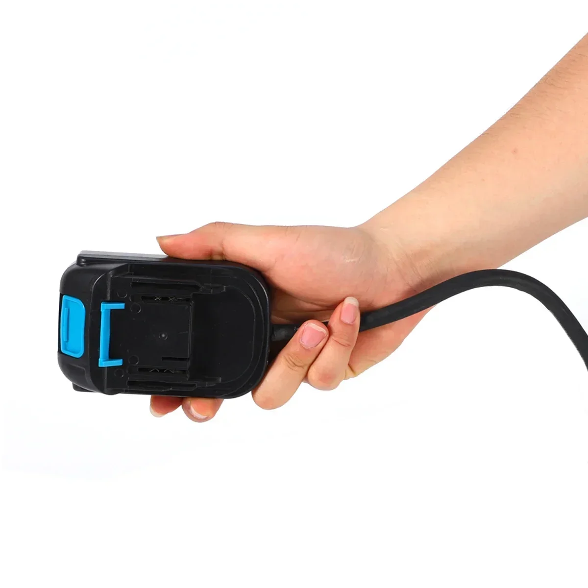 WOBERICH 1100W AC 220V DC 18V 20V Adaptor Konverter Catu Daya untuk Alat Baterai Lithium Kompatibel untuk Makita 18V