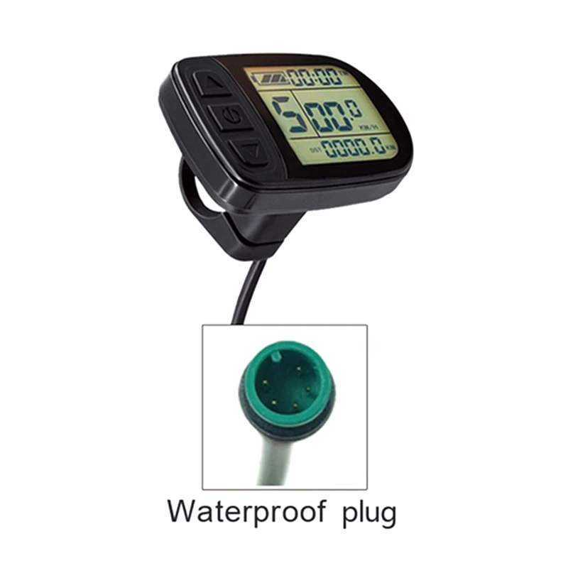 

Ebike KT-LCD5 Дисплей 24V36V48V72V 5-контактный SM/водонепроницаемый разъем Дисплей для электрического велосипеда Интеллектуальная панель управления