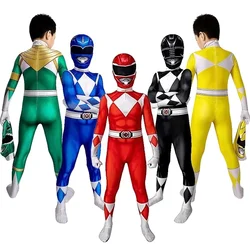 Dorosłe dzieci moc Morpher superbohater samuraj Sentai Shinkenger Rangers Cosplay Fantasia kostium na Halloween maska dla mężczyzn chłopiec