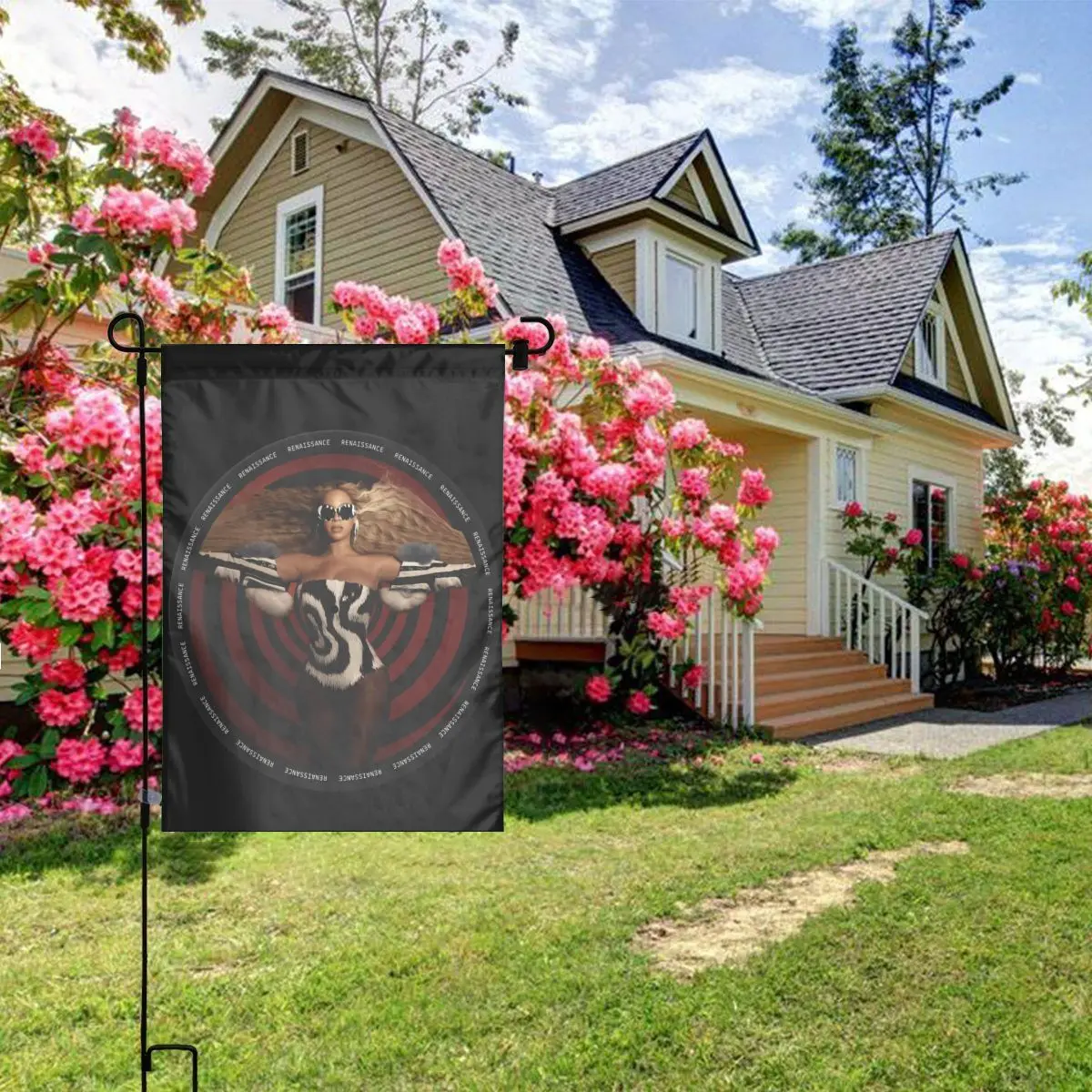 Custom Beyonce Renaissance Tour Concert Movie Garden Flag 12x18 Inch Double Sided Flag Banner for House Outside Decoration