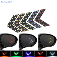 14-SMD LED Arrow Panel Light Car Rearview Mirror Indicator Turn Signal Sequential Light Bulb Motorcycle Tail Light