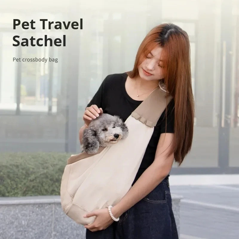 

Pet Crossbody Handbag Cat Dog Bag Portable Large-capacity Cat Pocket Pet Going Out Dog Travel Messenger Pet HandBag