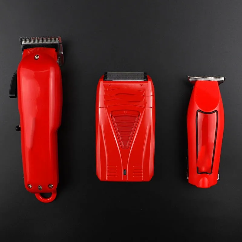 Waterproof Hair Clippers Set Hair Trimmer Shaver Set Professional Beard Trimmer Electric Razors Salon Barbers Clippers Set