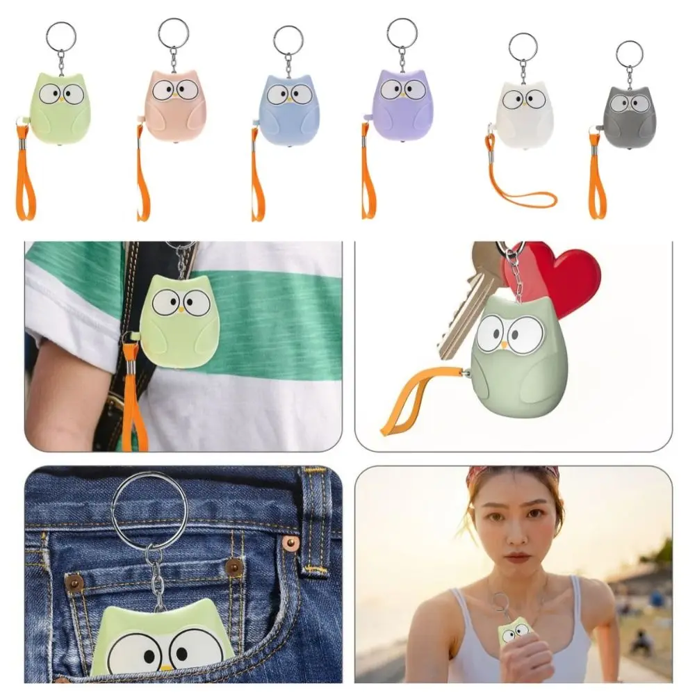 Mini Anti-attack Self Defense Alarm Anti-Wolf 130dB Emergency Alarm Keychain Loud Anti-wolf Alarm Student