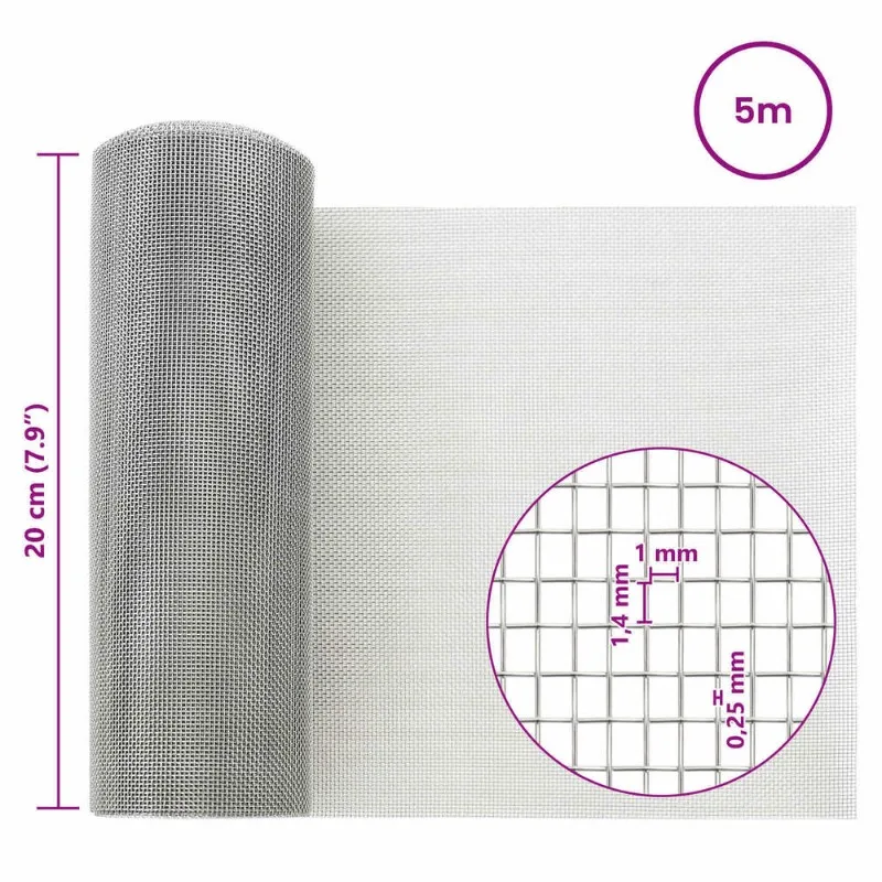 304 Stainless Steel Screen Window, Suitable for Gardens, Cages, Filters, and Other Forms, Easy To Cut and Install