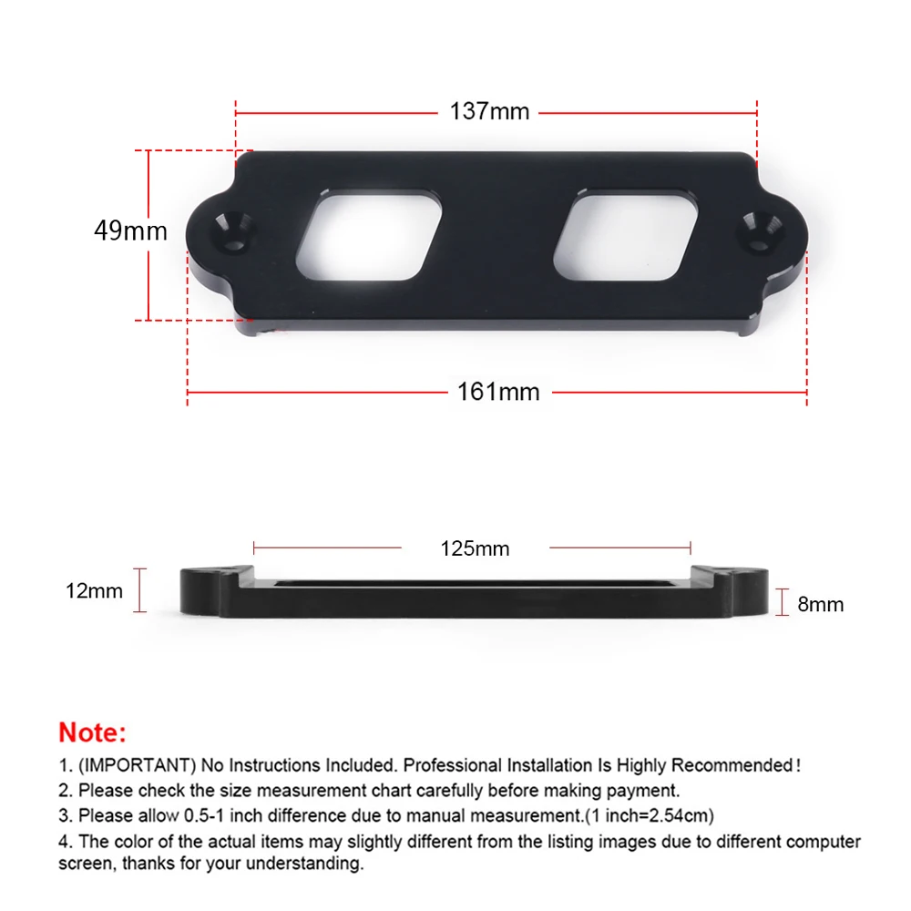 JDM samochód ze stopu aluminium bateria zapiąć uchwyt wspornika bateria uniwersalna Tie Down Brace pasuje do Honda Civic / CRX S2000 dla Acura