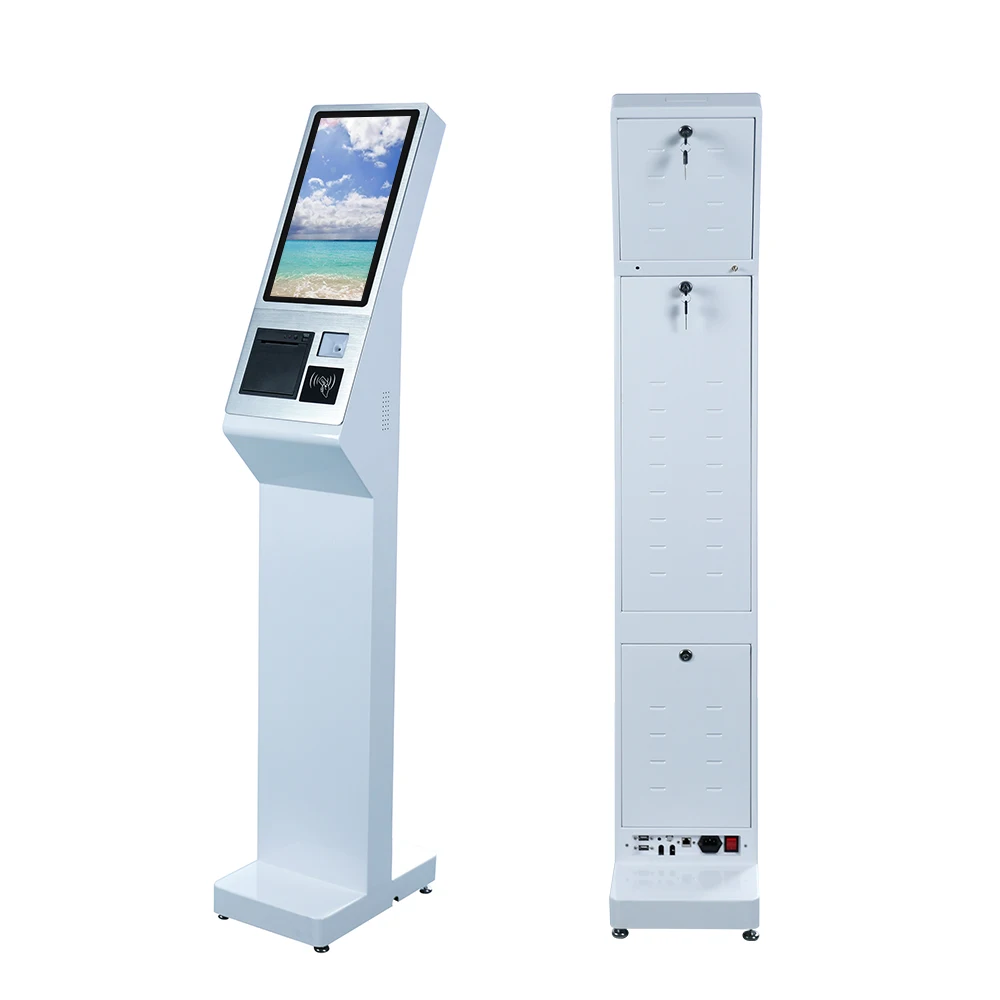 Self Payment Kiosk Android 4+32G Wi-fi 80mm Printer Self-checkout Machine Kiosk Machine Service Payment For Supermarket