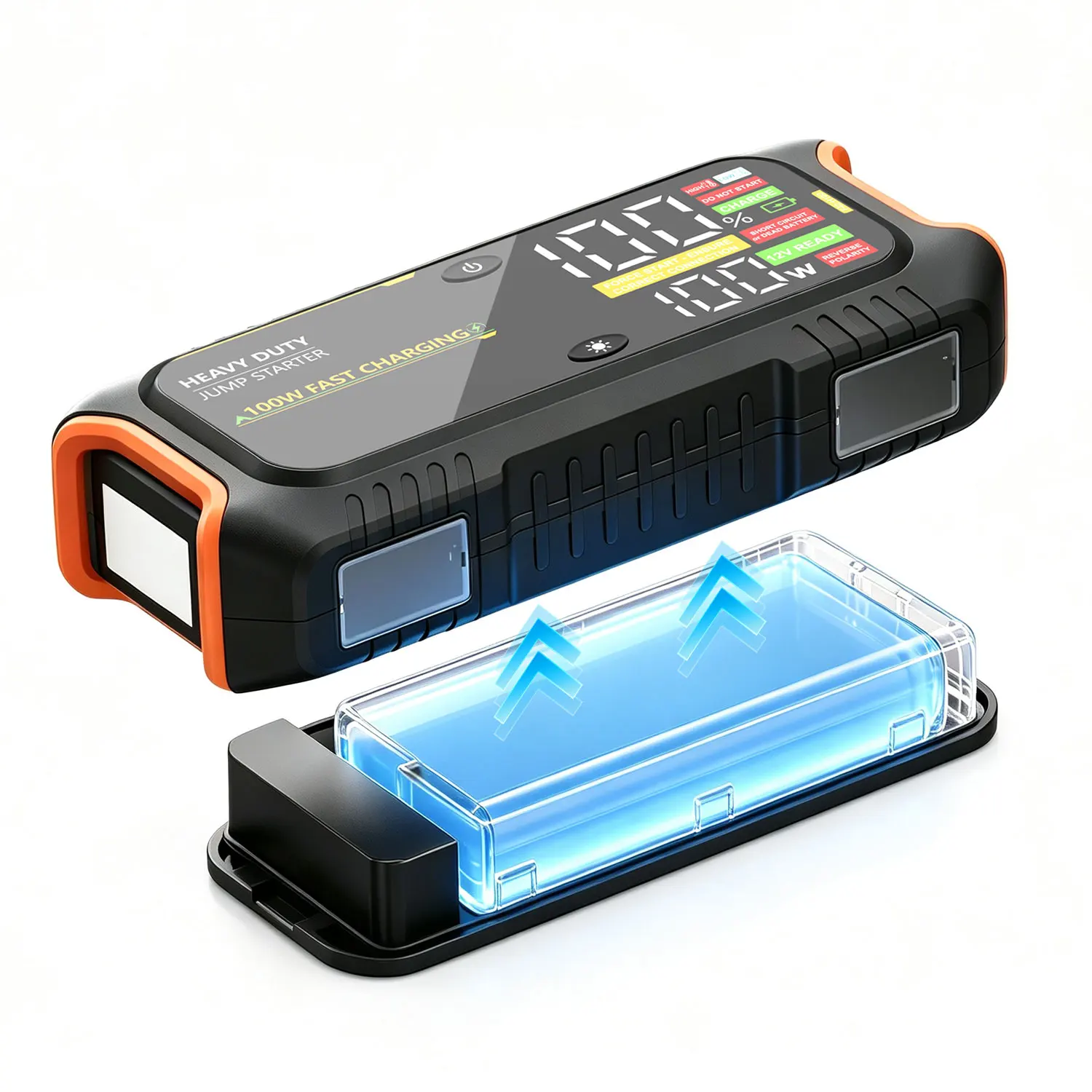 Factory Direct Portable Car Battery Starter Removable 24000mAh Battery 5000A Jump Starter Power Bank Emergency Tool Kit for 12L