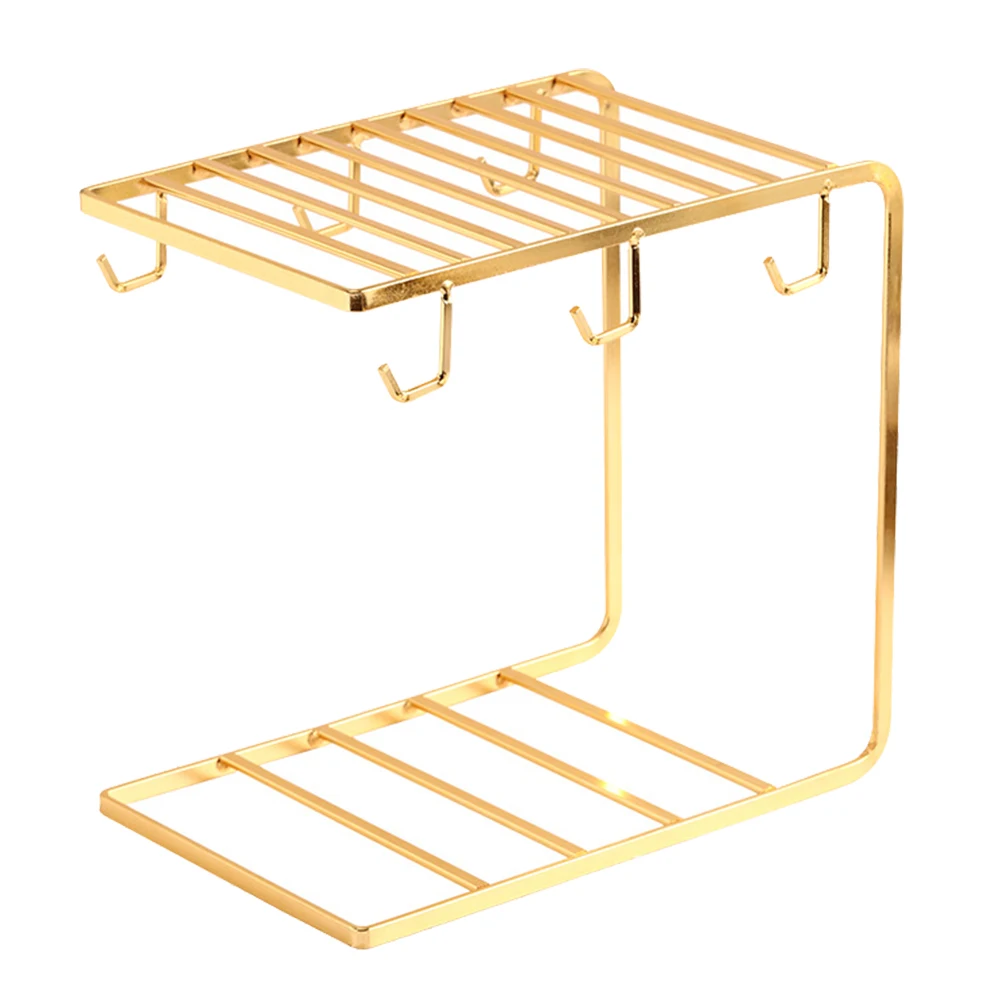 

Delicate Glass Water Cup Rack Sturdy Household Cup Holder Space Saving Breathable Mug Storage Stand For Home Decor Gift
