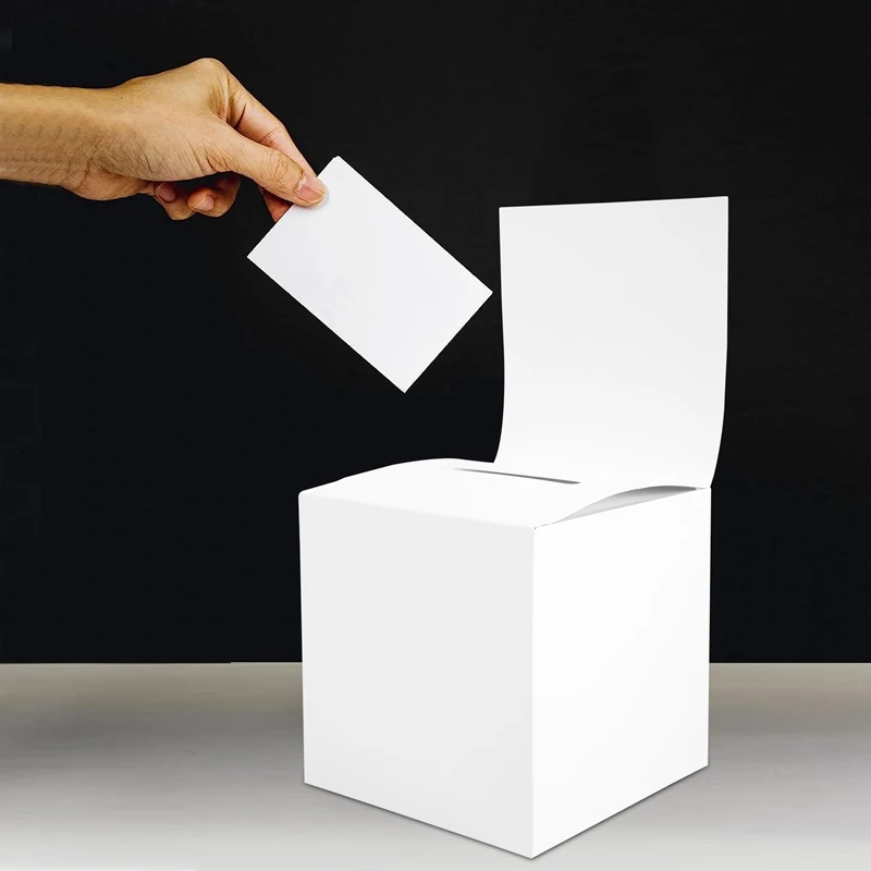 12 шт. коробка для пожертвований, коробка для голосования средств 6 х 6 х 6 дюймов