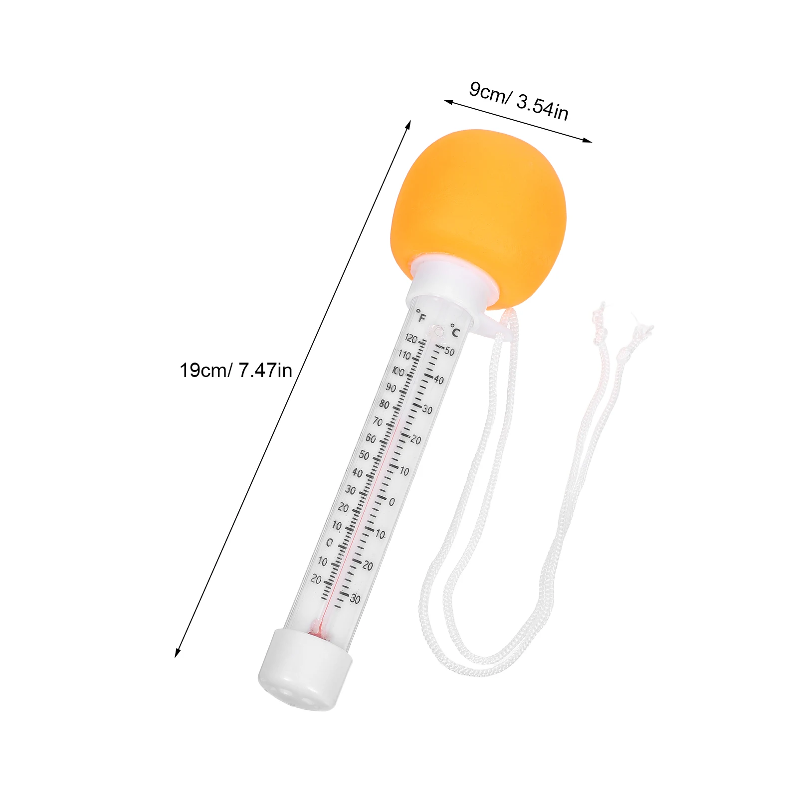 ميزان حرارة عائم لحمام السباحة للأطفال، مؤشر دقيق لدرجة الحرارة المقاوم للماء لحوض الاستحمام الساخن وحوض السباحة الداخلي والخارجي #3
