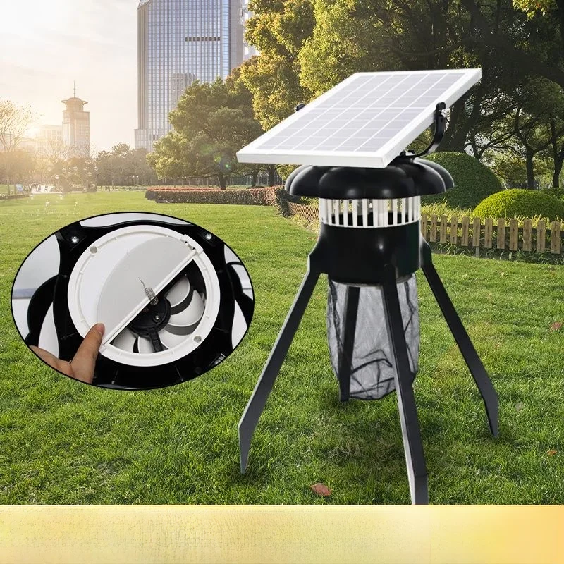 Outdoor courtyard type farm solar inhaled lighting physical mosquito killer lamp waterproof sunscreen silent energy saving