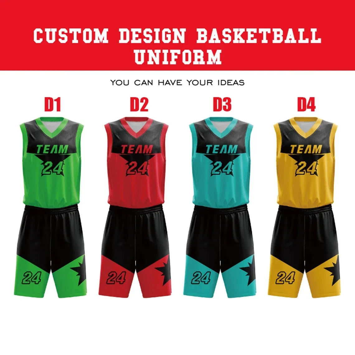 

Basketball Jersey Personalized Custom Print Logo And Name Number Uniform Breathable Shirt For Male Female