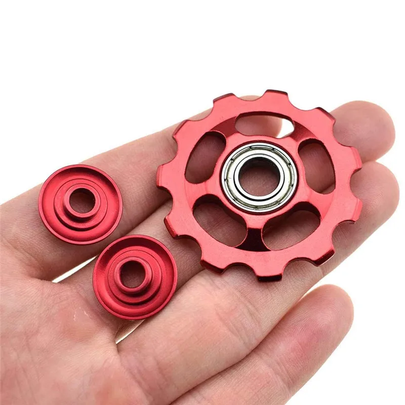 Boteyle 11T Jockey Wheels Derailleur Pulley Wheels Alloy Bicycle Rear Derailleur Pulley Ceramic for MTB Shimano Mountain Bike