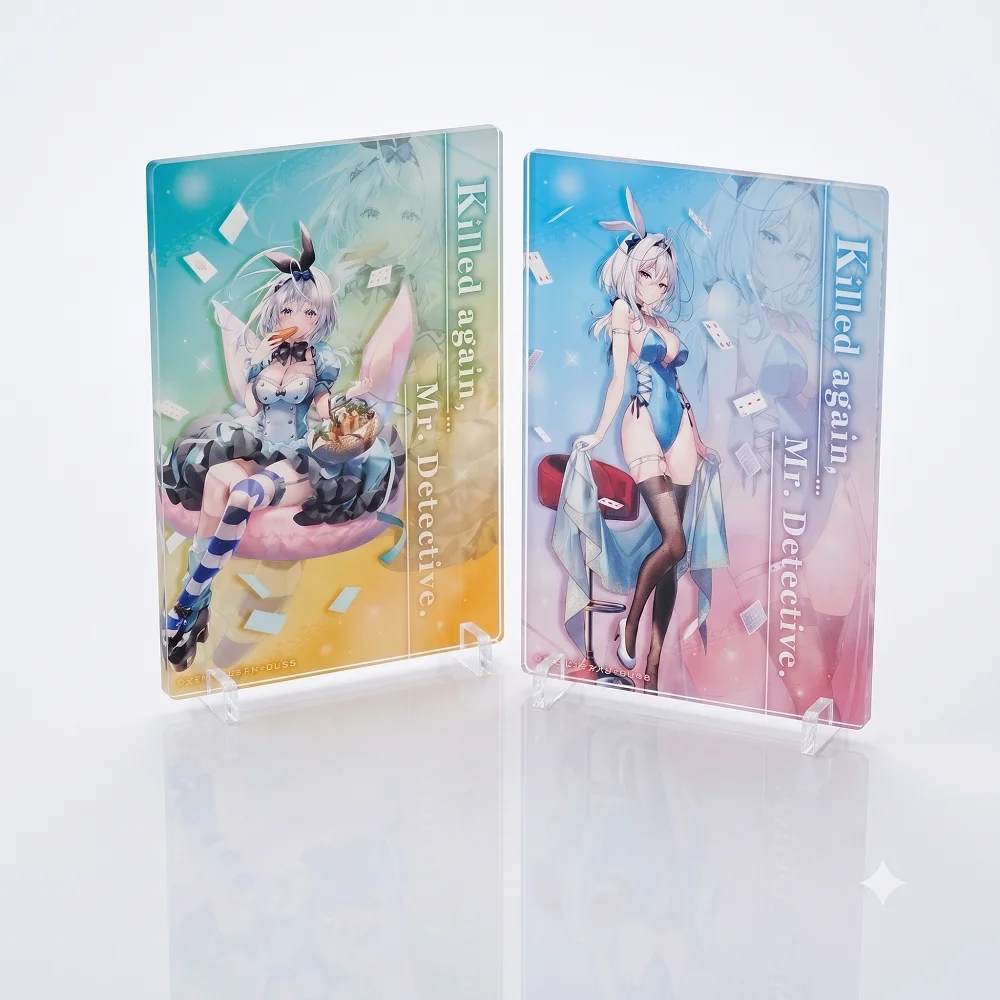 Anime Killed Again Mr Detective.Acrylic Stand Keychain Charlotte Figure Bunny Girl Dealer Plate Itabag Decor Fans Gift