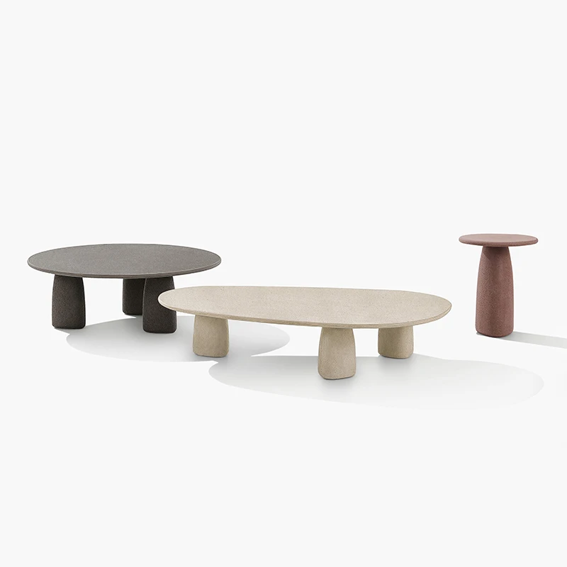 

Design sense Special-shaped outdoor courtyard coffee table wabi-sabi style personality creative art cement table modern simple t