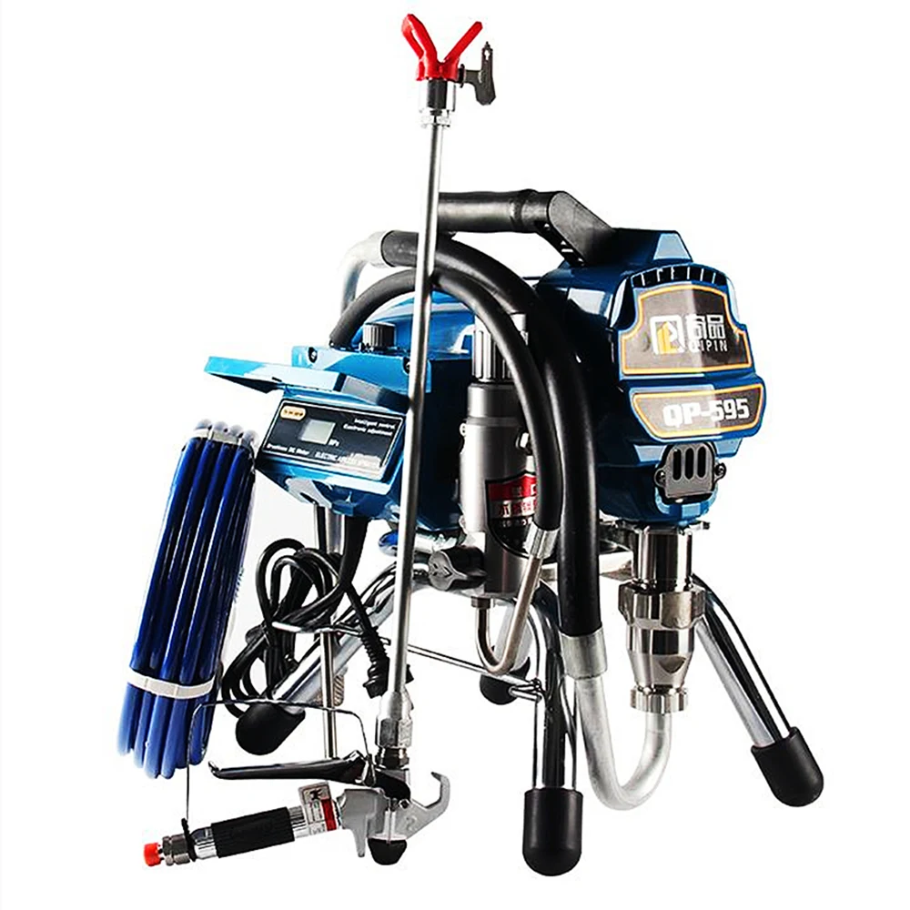 220V Electric High Pressure Airless Spray Gun 2.5L/3.0L Paint Sprayer 395/495 Nozzle for Professional Painting Machine
