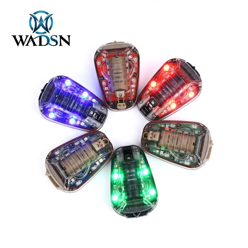 WADSN Ladybird Lamp FAST Helmet Light Red Green IR Strobe Outdoor Survival LED Head Lamp Hunting Waterproof Ladybug signal Light