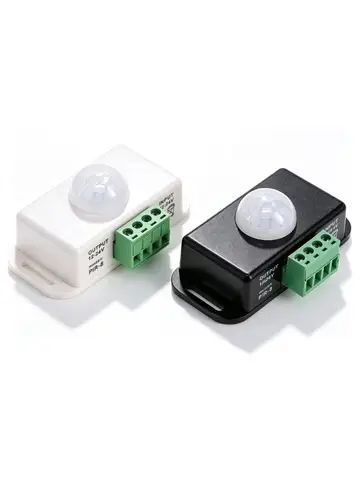 DC 12V 24V 8A Automatic Adjust PIR Motion Sensor Switch IR Infrared Detector Light Switch Module for LED Strip Light Lamp