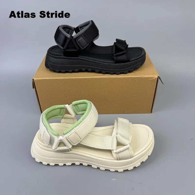 

Women's Hook-and-Loop Strap Sandals Adjustable Comfort Sole Non-Slip Breathable Casual Daily Walking Summer Footwear