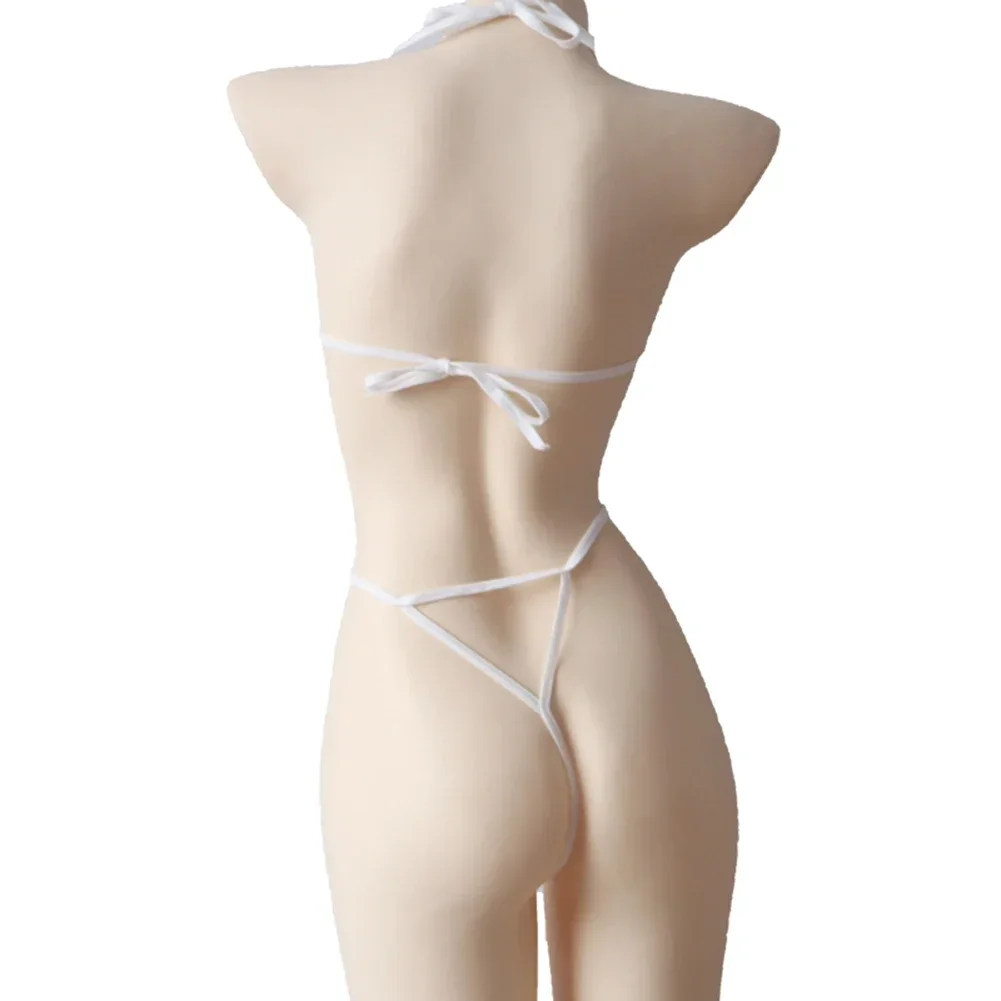 Bodystocking Diseño con cuello en V Tamaño medio Pijamas para mujer Diseño sin mangas Color sólido Uso doméstico para todas las estaciones Hotel Sleep