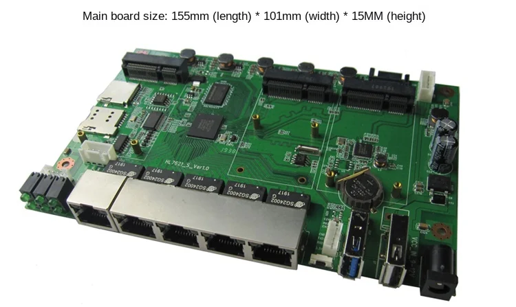 5G Development Board SSD MSATA SSD MT7621 Gigabit 4G Dual-band Storage NAS Server