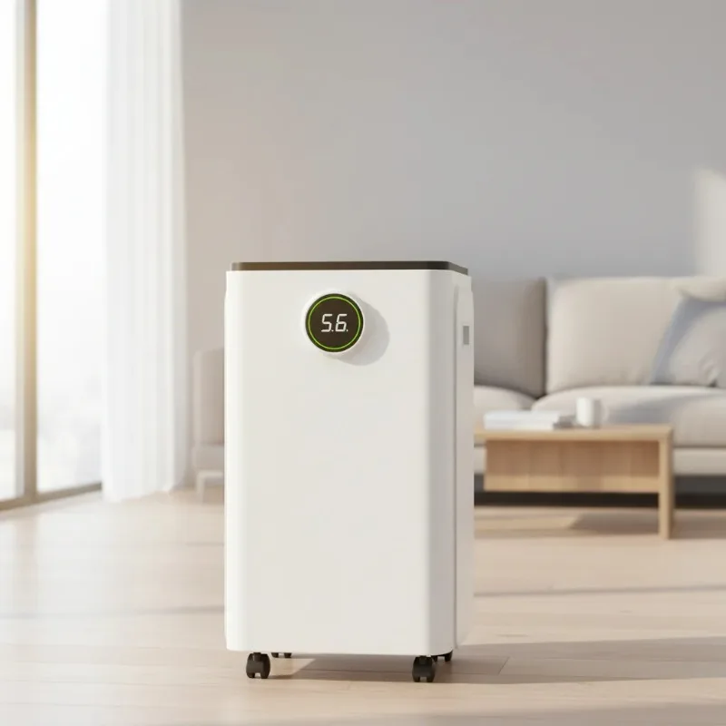 2026 Newest 12L Dehumidifier Digital Control Panel 21 Pint Air Dehumidifiers for Home Bedroom Electric R290 Refrigerant