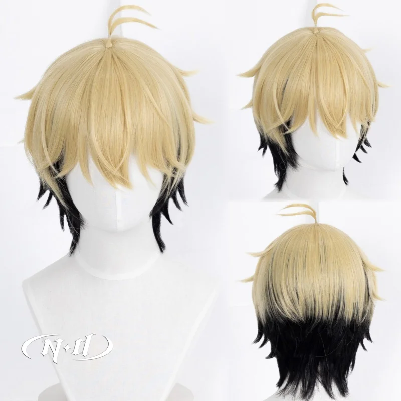 ND Xia Fei Cosplay Wigs Link Click Felix Cosplay Hair Wigs Heat Resistant Synthetic for Costume Theme Party Comic Con Coser