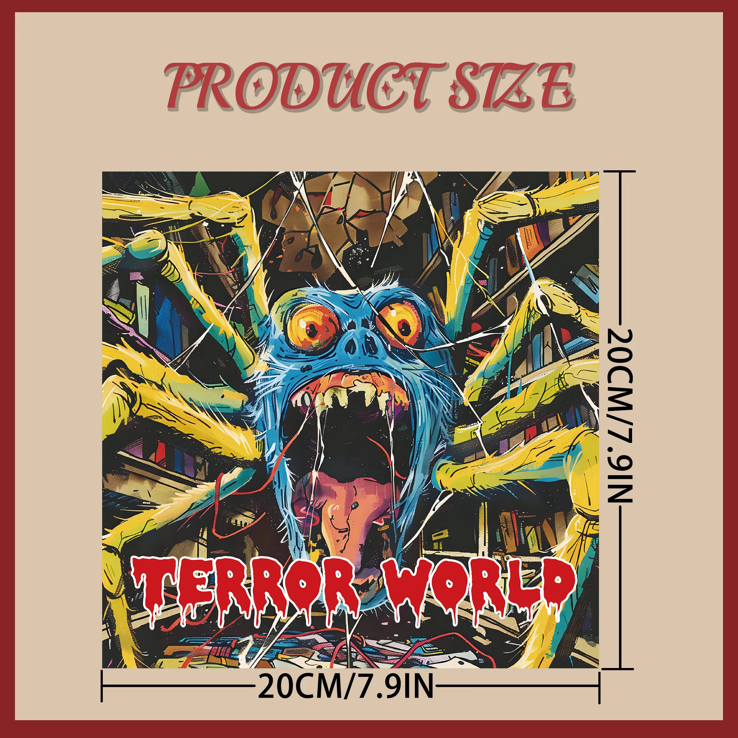 Horror World Coloring Book for Adults - 20 Pages of Intricate Designs to Enhance Your Color Skills image 2