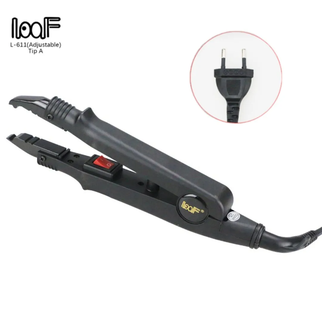 Профессиональный инструмент для наращивания волос Loof, соединитель для волос, термоутюг, соединитель, палочка, регулируемая температура, инструмент для плавления с