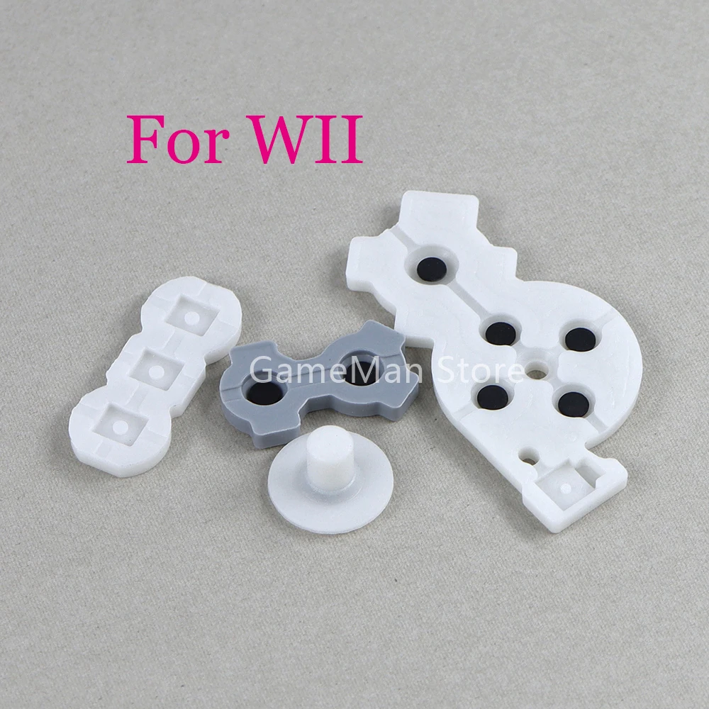 60sets Replacement Conductive Rubber Silicone Button Pad for WII Remote Controller