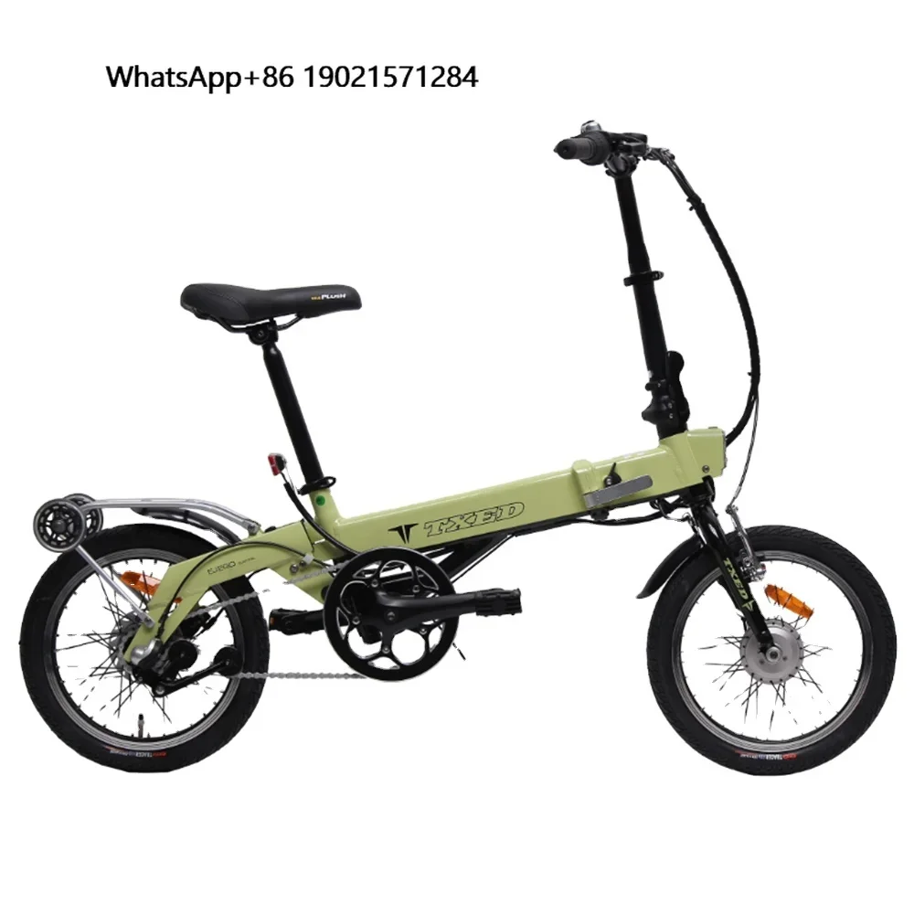 

TXED Patent 16 Inch Alloy Frame 3 Speed 36V 5.2Ah 250W Foldable Electric Bicycle