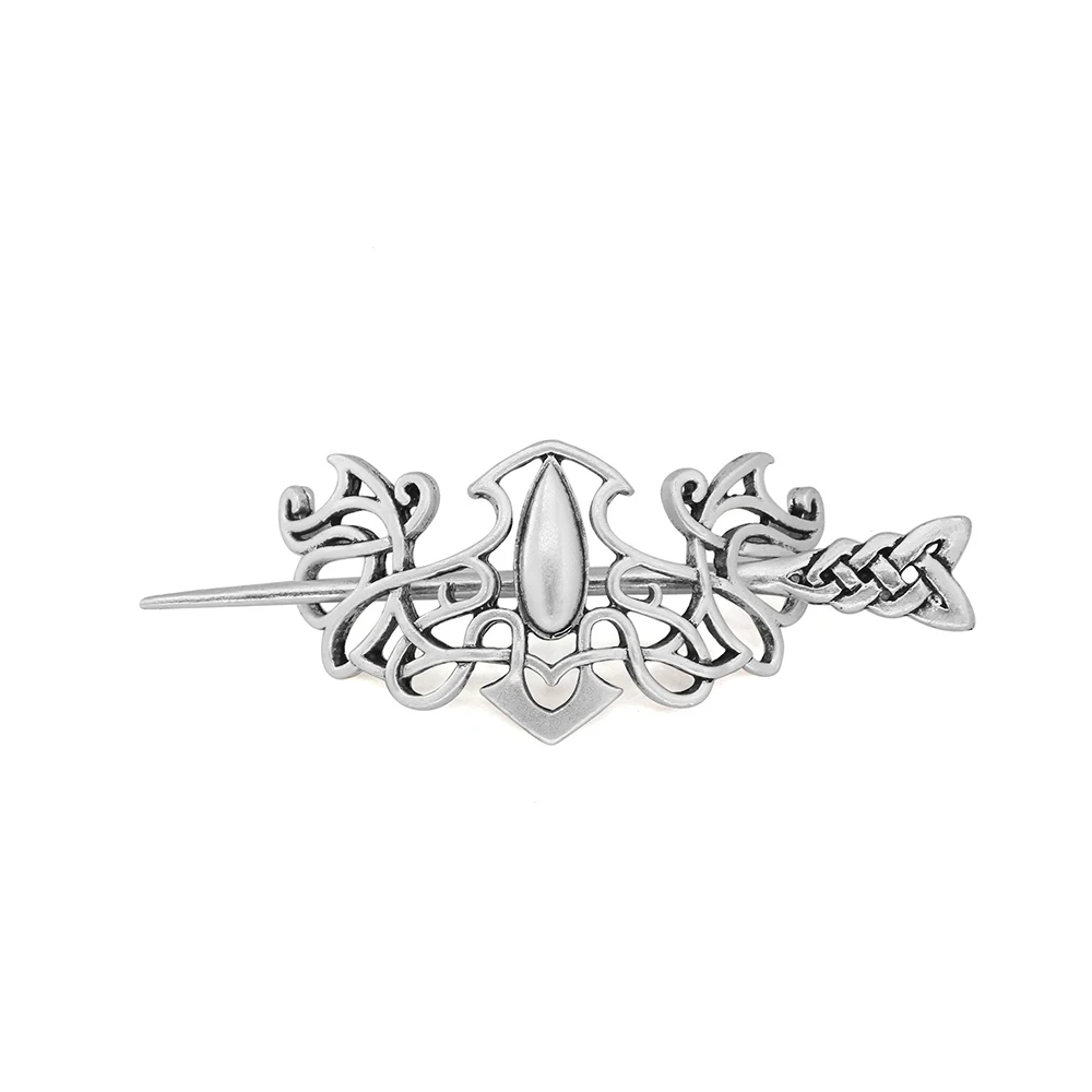 1pc Celtic Knot Hair Pin Intricate Viking Inspired Design Medieval Gothic Aesthetic Perfect for Pagan Edgy Vintage Hairstyles