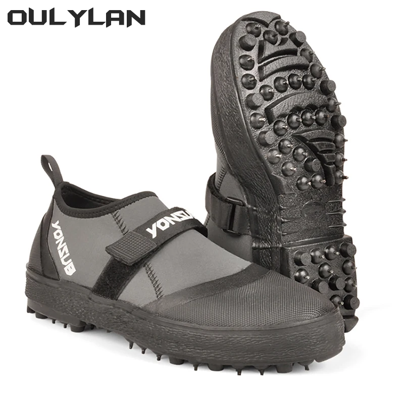 

Oulylan New Waterproof Fishing Shoes Adult Rock Fishing Reef Climbing Shoes Sea Fishing Shoes Outdoor Beach Non-slip Shoes
