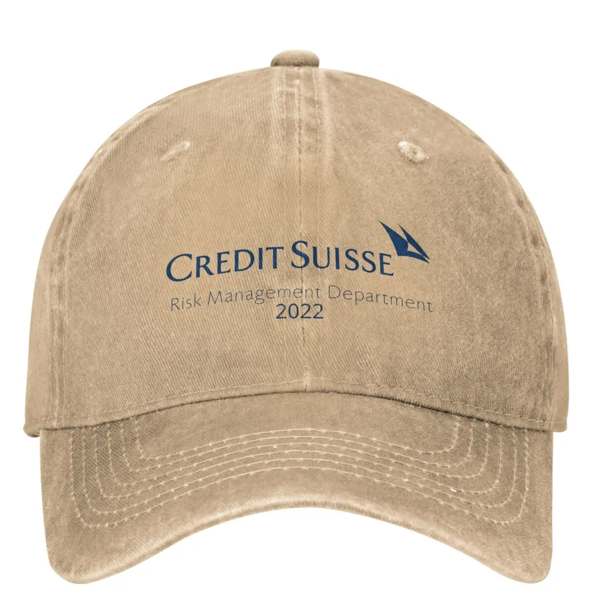 Credit Suisse Logo Baseball Cap Risk Management Department 2022 Female Male Sun protection Trucker Hat Summer y2k Baseball Caps