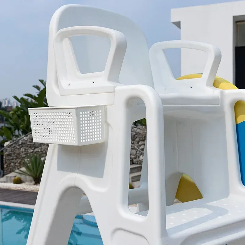 Pool plastic life-saving chair, observation chair, large indoor swimming pool, referee chair