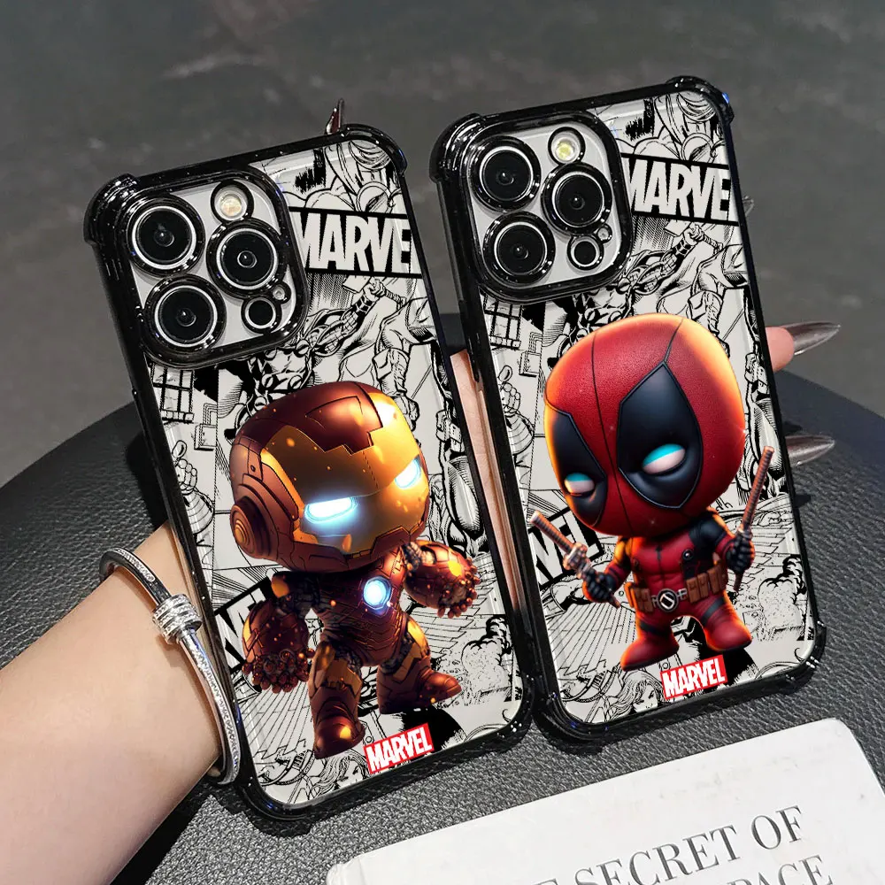 

Superhero Deadpool Phone Case For Redmi Note 15 Pro 14 13 12 11 10 A7 Pro Plus 5G Redmi 15A 15 15C 14C 13C 12C Cover Cute Marvel