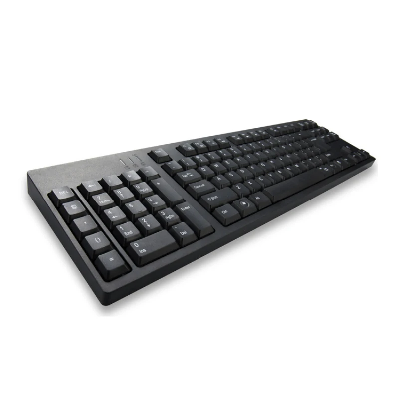 Wired Ergonomic Left-Handed Keyboard 109 Keys for Office Home Use