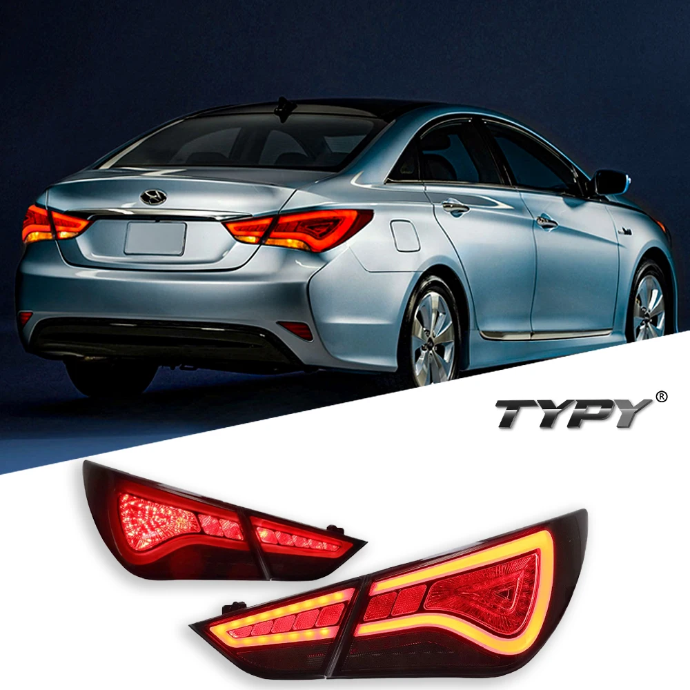 Car Tail Lamp For Hyundai Sonata Taillight 2011-2015 Upgrade Modified to New Dynamic Turn Signal Car LED Taillight Assembly