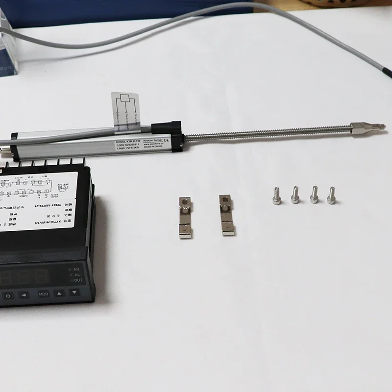Ktr100mm Linear Displacement Sensor with Analog Output  Position Transducer High Precision Linear Potentiometer Position Sensor